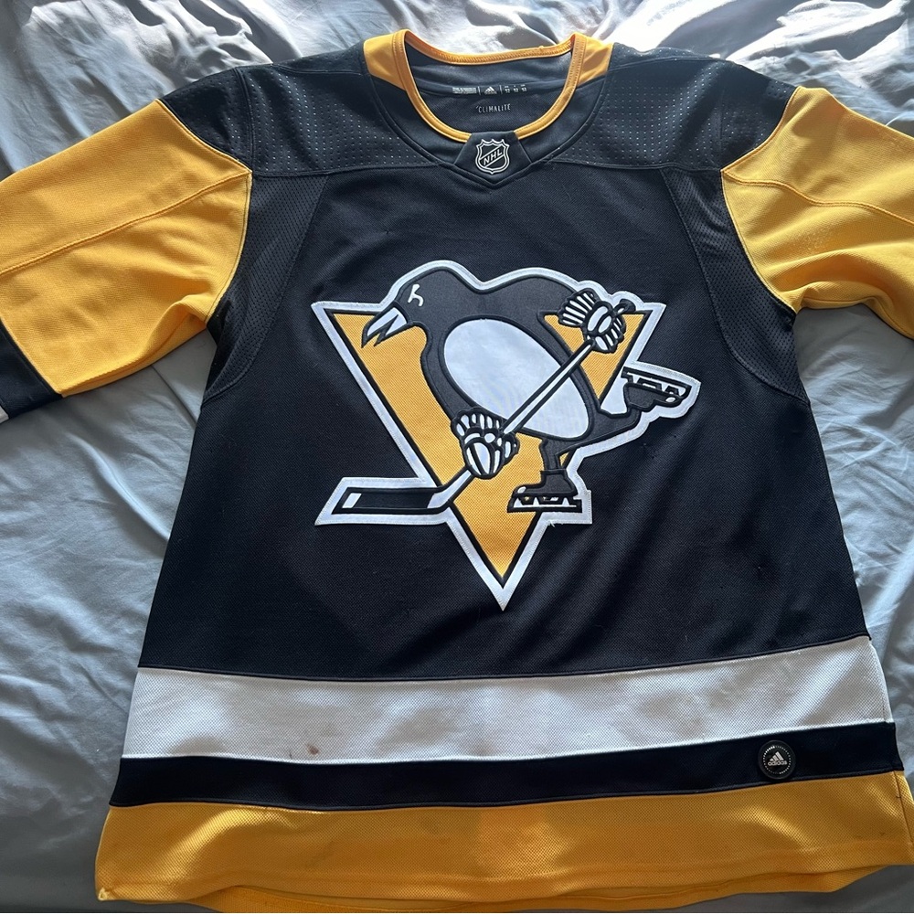 Pittsburgh Penguins Blank Adidas Jersey.